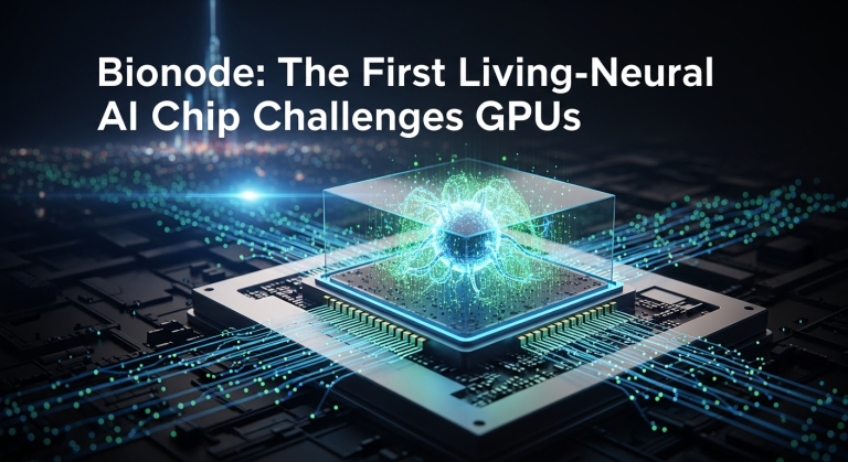 Bionode : The First Living Neural AI chip
